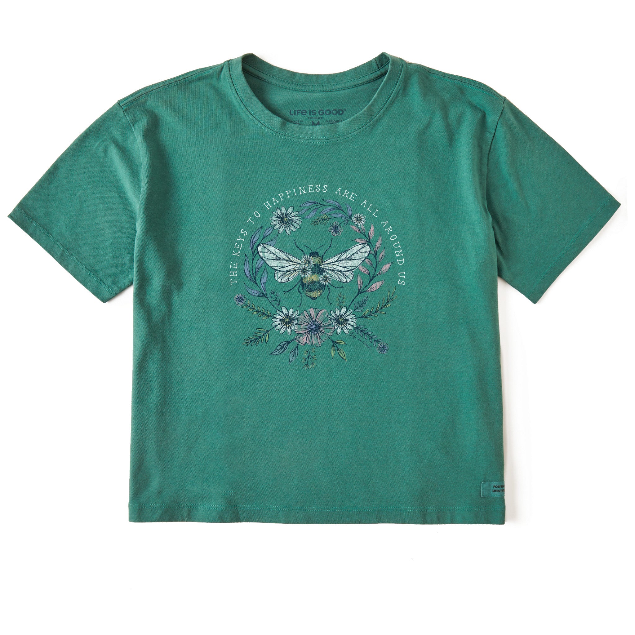 Bee Happy Wildflower Tee