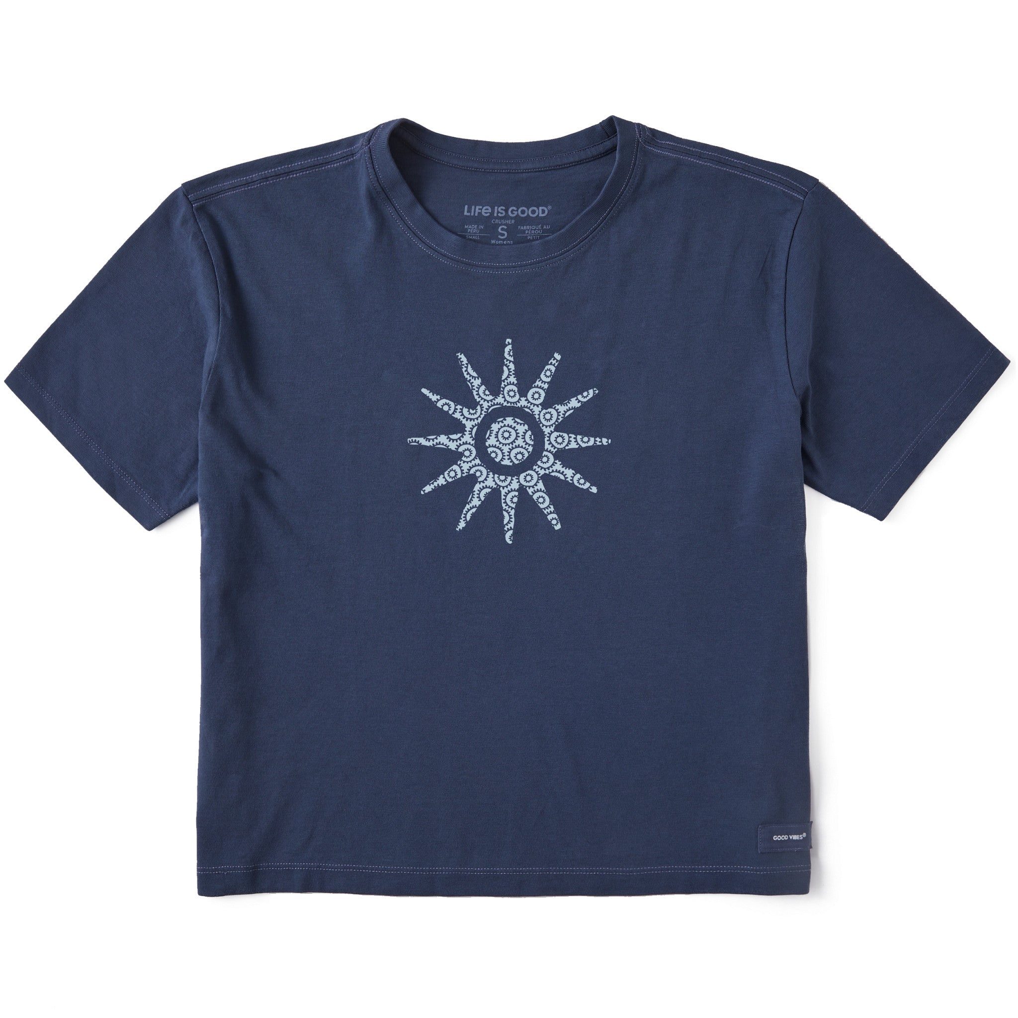 Retro Sunrise Boxy Tee